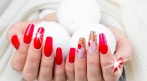 Unhas Decoradas Vermelhas