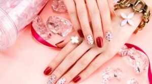 Unhas Vermelhas Decoradas